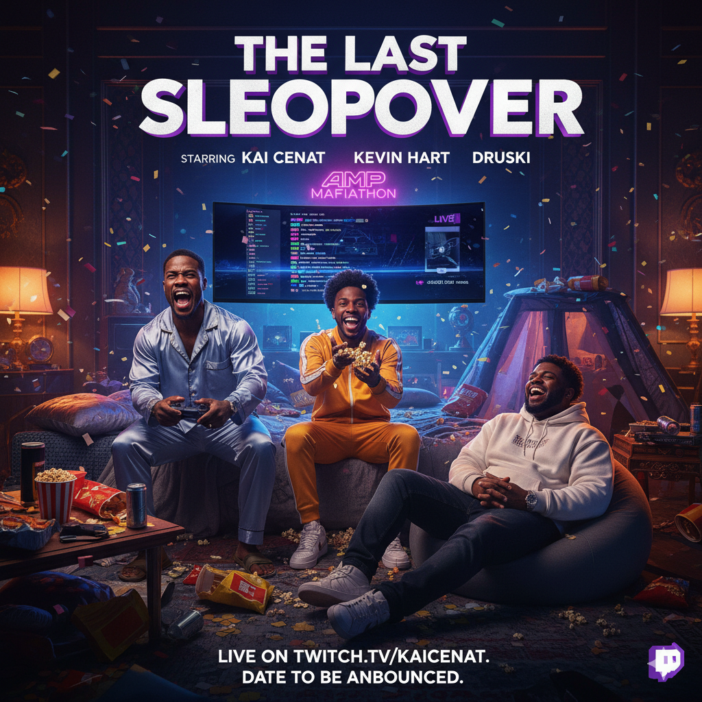Get Ready: Kai Cenat Just Dropped the Trailer for ‘The Last Sleepover’ with Kevin Hart and Druski!