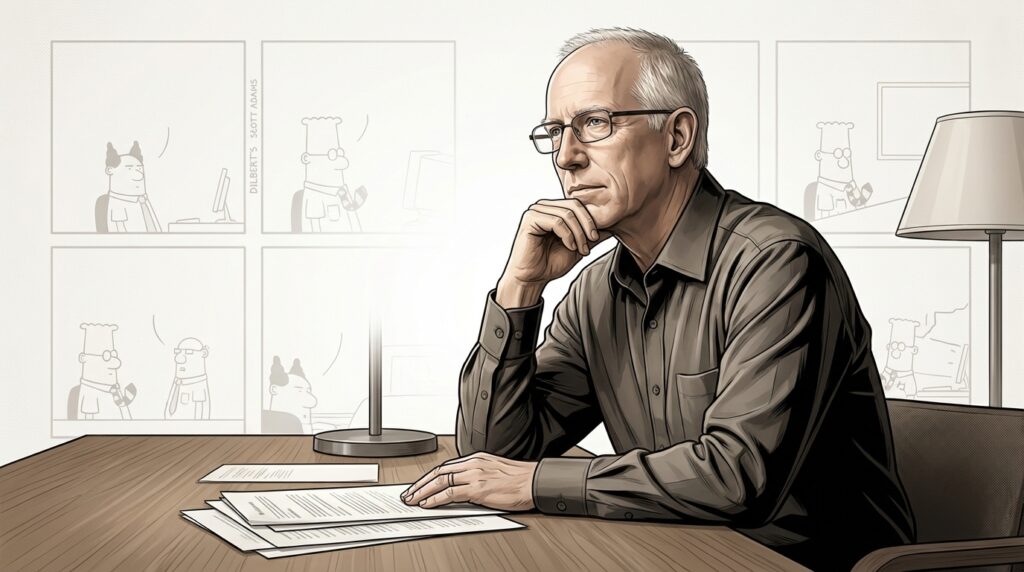 Scott Adams, creator of Dilbert comic strip, remembered for his impact on office culture satire